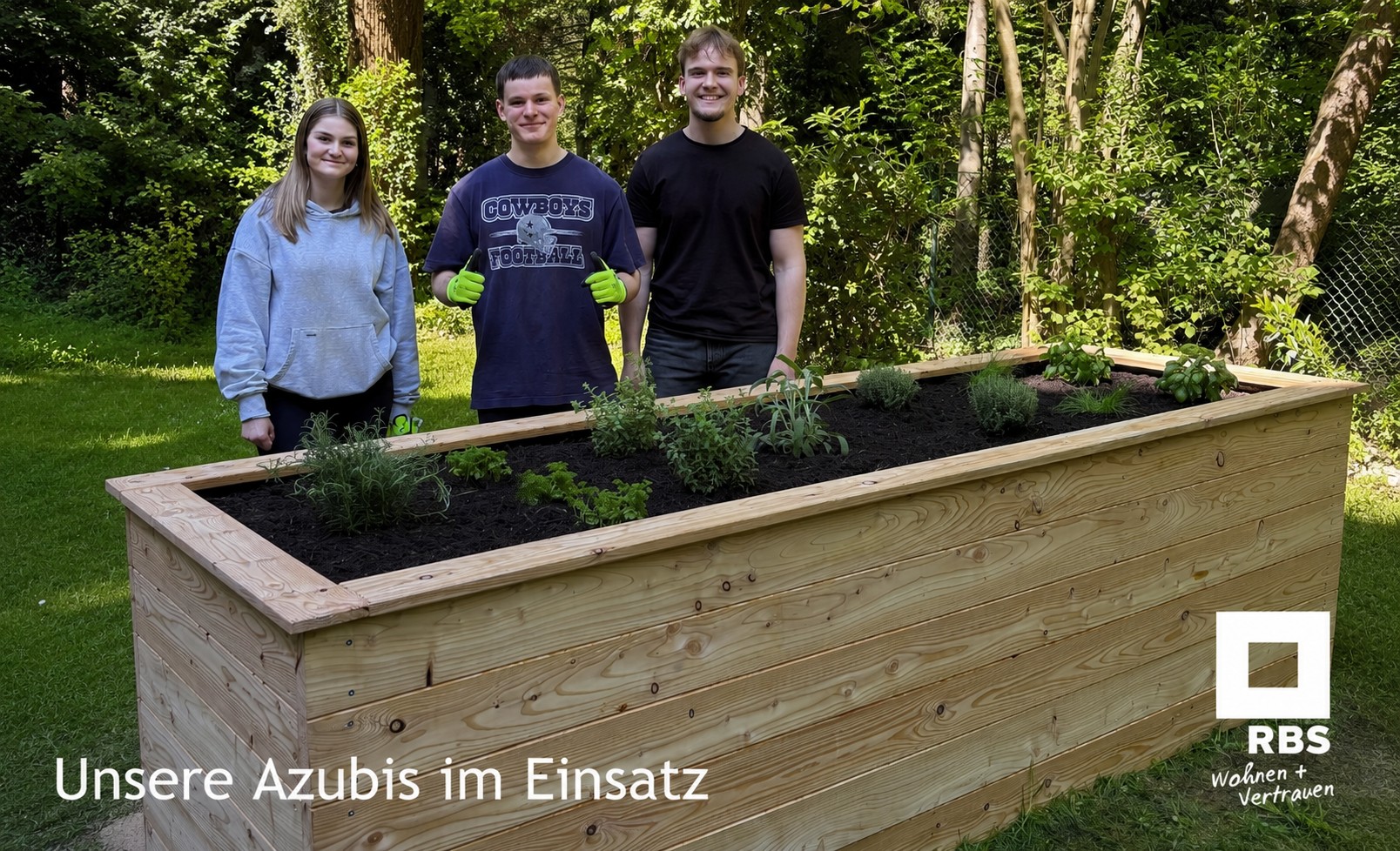 #AzubiSocialDay: Grün-Beet-Projekt
