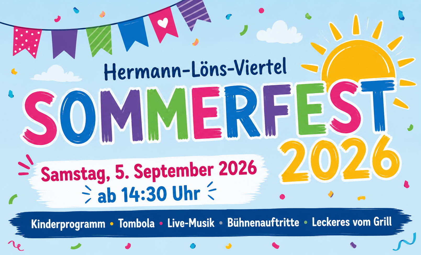 Sommerfest im Hermann-Löns-Viertel