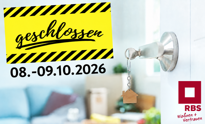 RBS-Büro am 08. und 09.10.2026 geschlossen